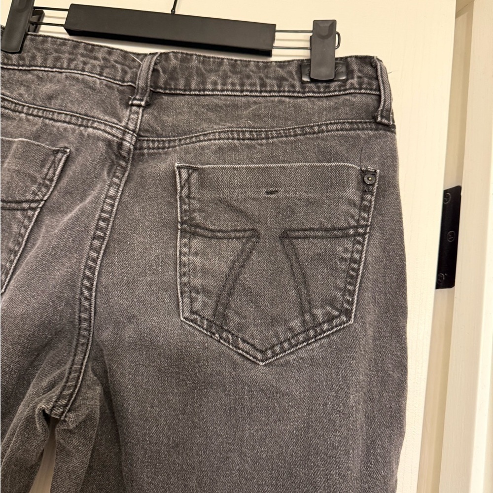 7 For All Man Kind Black Jeans Size 4 Boyfriend Fit - Picture 5 of 7